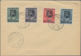 Tschechoslowakei: 1919-1970, Posten Mit Rund 200 Briefen, Belegen Ganzsachen Und FDC, Dabei Zensur, - Usados