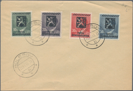 Tschechoslowakei: 1919-1970, Posten Mit Rund 200 Briefen, Belegen Ganzsachen Und FDC, Dabei Zensur, - Usati