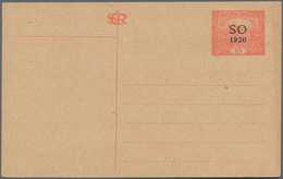 Tschechoslowakei - Ganzsachen: 1919/74 Ca. 320 Unused Postal Stationery, Incl. Postal Stationery Pos - Postcards