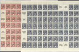 Tschechoslowakei - Besonderheiten: 1945, SVOBODNE Overprint On German Occupation Bohemia And Moravia - Altri & Non Classificati