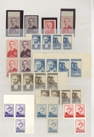 Türkei: 1942/1948, President İsmet İnönü, Specialised Assortment Of 49 Perf./imperf. Proofs/essays, - Usados