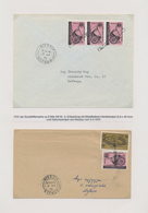 Türkisch Zypern: 1970/1973, Social Welfare Stamps, Collection Of 28 Covers/cards And Several Loose S - Lettres & Documents