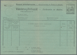 Ungarn: 1900/97 Accumulation Of Ca. 480 Postal Stationeries, Covers And Letters, Incl. Unused Aerogr - Covers & Documents