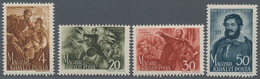 Ungarn: 1944, 50 Years Death Of Lajos Kossuth Complete Set Of Four In A Lot With Approx. 1.800 Sets - Lettres & Documents