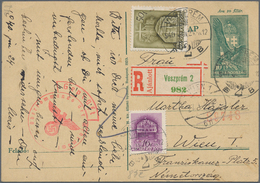 Ungarn - Ganzsachen: 1871/1943, Lot Of 80 Entires, Mainly Unused/used Stationeries And Somed Franked - Postwaardestukken