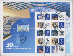Vereinte Nationen - Wien: 2007/2017, Collection Of 27 Mint Never Hinged And One Cancelled "Greeting - Ungebraucht