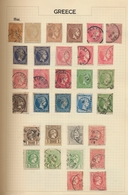 Europa: 1865/1970 (ca.), Mint And Used Collection In Five Binders, Comprising Greece From Large Herm - Europe (Other)