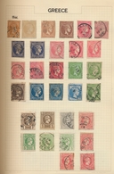 Europa: 1865/1970 (ca.), Mint And Used Collection In Five Binders, Comprising Greece From Large Herm - Autres - Europe