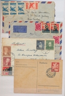 Europa: 1904/1955, More Than 260 Interesting Covers And Postal Stationeries, Mostly Europe, With Man - Altri - Europa