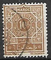 MAROC     -    Taxe   -    1942 .   Y&T N° 52 Oblitéré - Strafport