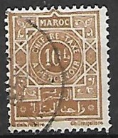 MAROC     -    Taxe   -    1942 .   Y&T N° 52 Oblitéré - Portomarken