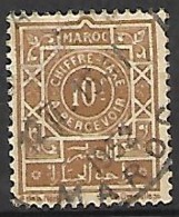 MAROC     -    Taxe   -    1942 .   Y&T N° 52 Oblitéré - Timbres-taxe