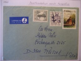 Polen 1966- Beleg Mit Buntfrankatur Nach Kassel - Storia Postale