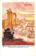 ¤¤  -   ITALIE  -  ROME   -  Carte Publicitaire  -  L'Affiche Des Chemins De Fer " P.L.M. "  -  Illustrateur      -  ¤¤ - Collections & Lots