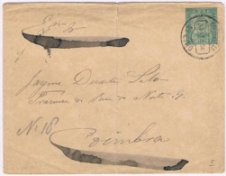 Portugal, 1894, Subscrito Aveiro-Coimbra - Cartas & Documentos