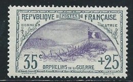 FRANCE - 1ère ORPHELINS.  N°152 Neuf TB Infime Charnière Cote 190€. Signé CALVES. - Sonstige & Ohne Zuordnung