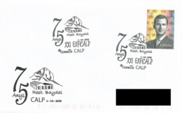 SPAIN. POSTMARK. 75th ANNIV. BAYDAL RESTAURANT. CALPE 2016 - Sonstige & Ohne Zuordnung