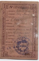 Carte Individuelle D'Alimentation/Titre C/Saone Et Loire / Saint Marcel./Carriez/ 1943    OL128 - 1939-45