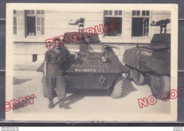 Au Plus Rapide Besançon 15 Juin 1962 Engin Militaire Nommé Lutterbach Auto-mitrailleuse Beau Format - Oorlog, Militair