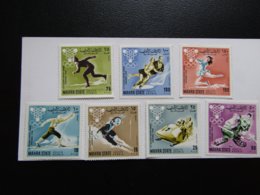 JO396  Olympiques Grenoble Olympic 1968  Mahra State South Arabia  Mi 39-45  MNH - Winter 1968: Grenoble