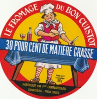 Rare étiquette De Fromage Du Bon Cuistot - Cheese