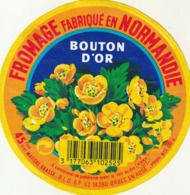 Rare étiquette De Fromage Bouton D'or - Cheese