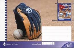 Lote TP32-3a, Cuba, 2011, Entero Postal, Postal Stationery, Guante De Baseball - Maximum Cards