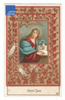 Chromo Chocolat Muxi Lyon Saint Jean Ed. Wallays Nisse Image Pieuse Oiseau Graphisme French Holy Card Prayer A15-65 - Sonstige & Ohne Zuordnung