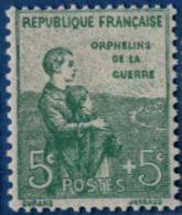 France 1917 Orphelins 5c + 5c MNH - Other & Unclassified