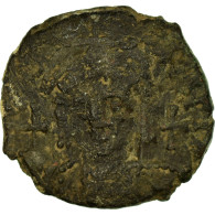 Monnaie, Justinien I, Demi-Follis, 562-563, Antioche, TB+, Cuivre, Sear:232 - Bizantine