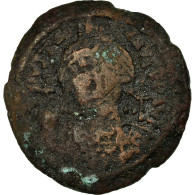 Monnaie, Justinien I, Demi-Follis, 544-545, Cyzique, TB, Cuivre, Sear:208 - Bizantinas