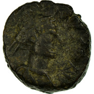 Monnaie, Justin I, Pentanummium, 518-527, Constantinople, TTB, Cuivre, Sear:72 - Bizantinas