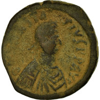 Monnaie, Anastase Ier, Follis, 512-517, Constantinople, TB+, Cuivre, Sear:19 - Byzantium