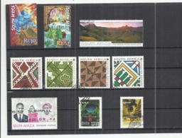 TEN AT A TIME - SOUTH AFRICA - LOT OF 10 DIFFERENT COMMEMORATIVE 11 - USED OBLITERE GESTEMPELT USADO - Used Stamps