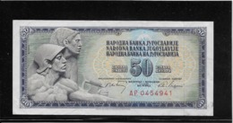 Yougoslavie - 50 Dinar - Pick N°83c - SUP - Joegoslavië
