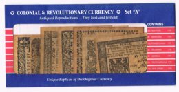 // COLONIAL & REVOLUTIONARY CURRENCY SET " A " COPY - Colecciones Lotes Mixtos