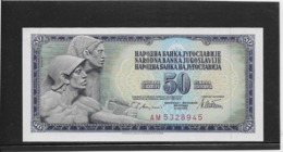 Yougoslavie - 50 Dinara - Pick N°89a - NEUF - Joegoslavië