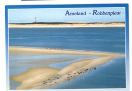 Ameland, Robbenplaat, Vuurtoren Lighthouse, Luchtfoto, Ongelopen Unused - Ameland