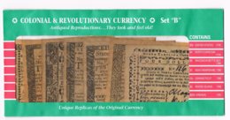 // COLONIAL & REVOLUTIONARY CURRENCY SET " B " COPY - Colecciones Lotes Mixtos