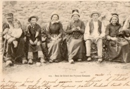 23. CPA. Bain De Lézard De Paysans Creusois, Quenouille, Tricot, 1902. - Pontarion