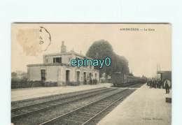 53 - AMBRIERES - VENTE à PRIX FIXE - La Gare Avec Train - Ambrieres Les Vallees