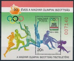 ** 1985 90 éves A Magyar Olimpiai Bizottság Ajándék Blokk (26.000) / Mi Block 175 Present Of The Post - Sonstige & Ohne Zuordnung