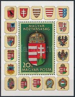 ** 1990 A Magyar Köztársaság Címere I. Ajándék Blokk (25.000) / Mi Block 211 Present Of The Post - Other & Unclassified