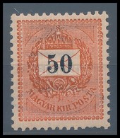 ** 1889 50kr Electrotyp 12 : 11 3/4 Fogazással, Friss Darab (20.000) - Altri & Non Classificati