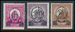 ** 1931 Kisegítő 502B-504B (27.000) (foghibák / Perf. Faults) - Autres & Non Classés