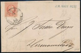 1869 5kr Levélen 'PEST LIPÓTVÁROS' - Otros & Sin Clasificación