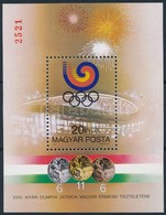 ** 1988 Szöuli Olimpiai érmesek Ajándék Blokk (15.000) /  Mi Block 201 Present Of The Post - Sonstige & Ohne Zuordnung
