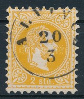 O Magyar Posta Romániában 1867 2sld Bélyeg 'ALVINCZ' Hamis Bélyegzéssel / Forgery For Comparison - Sonstige & Ohne Zuordnung