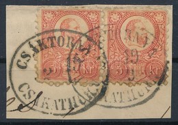 1871 Réznyomat 5kr Pár, Kétnyelvű 'CSÁKTORNYA CSAKATHURN' - Sonstige & Ohne Zuordnung