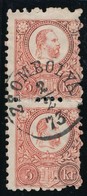 O 1871 Réznyomat 5kr Függőleges Pár 'ZSOMBOLYA' - Other & Unclassified